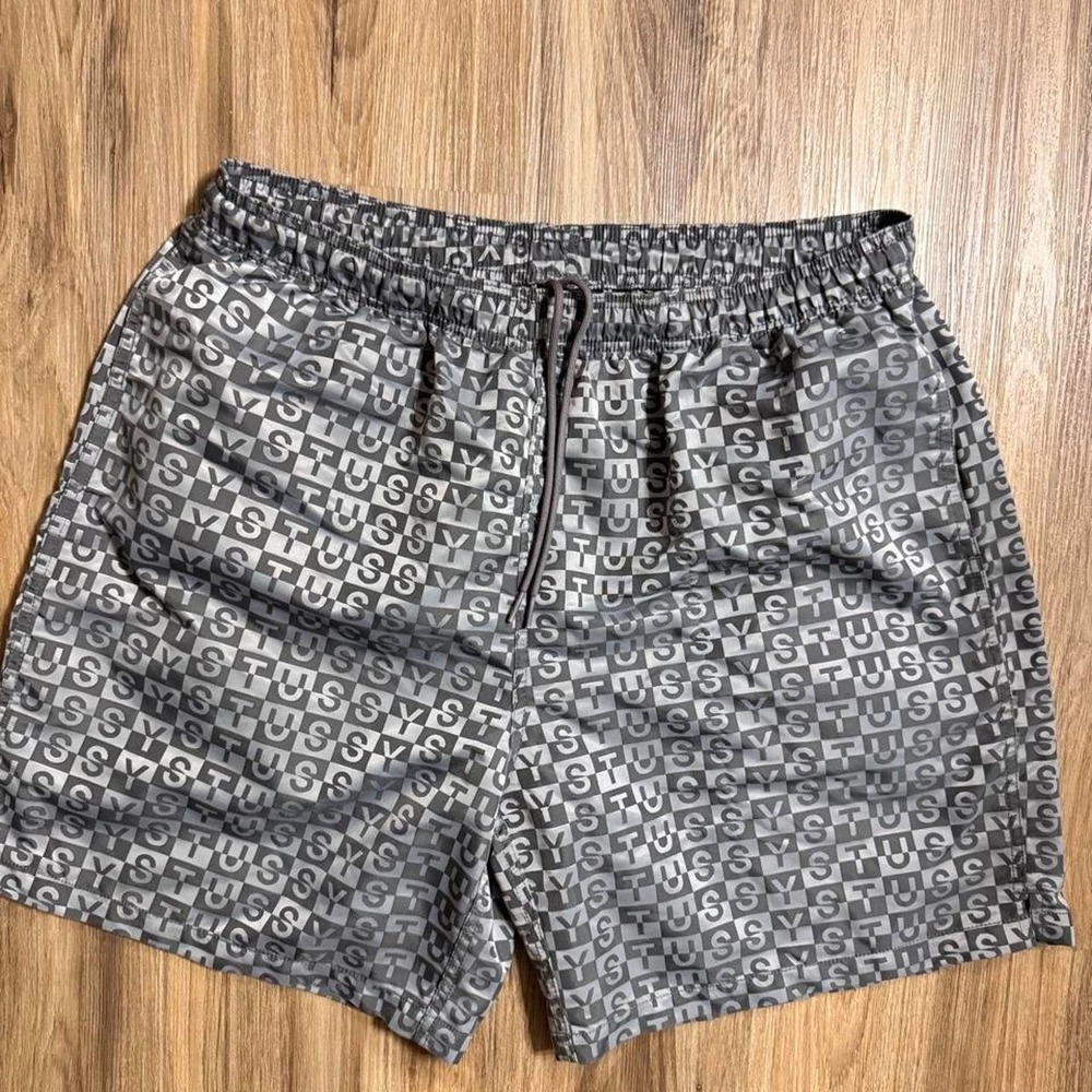 Stüssy Logo-Jacquard Metallic Nylon